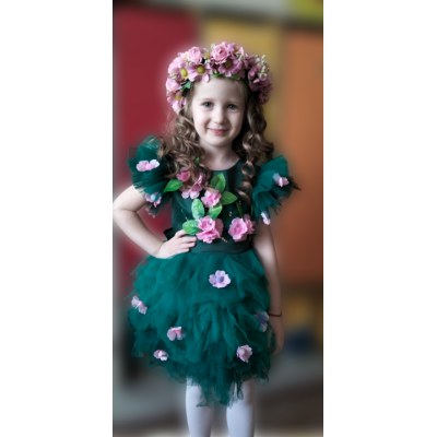 Карнавальний костюм Весна сморагд