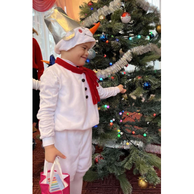 Карнавальний костюм Сніговик №10