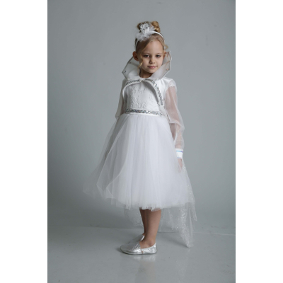 Карнавальний костюм Снігова королева, королева зима 3/4