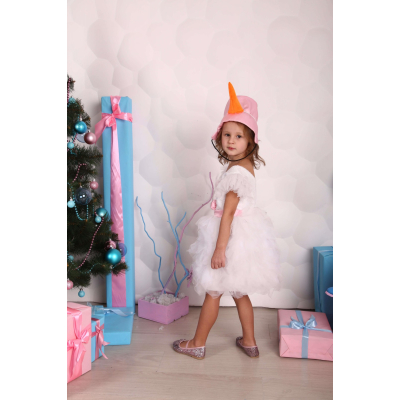 Карнавальний костюм Сніговик дівчинка 9742