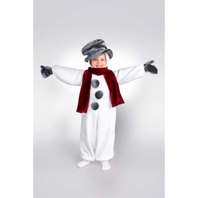 Карнавальний костюм для хлопчика Сніговик №5