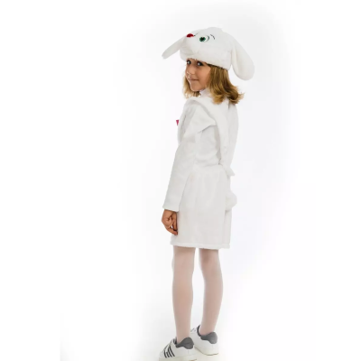Carnival costume bunny white 89016