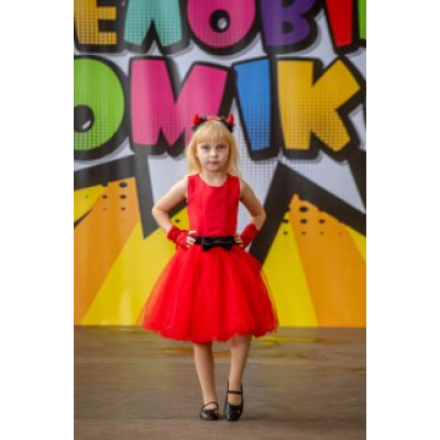 Карнавальний костюм чортик для дівчинки №7