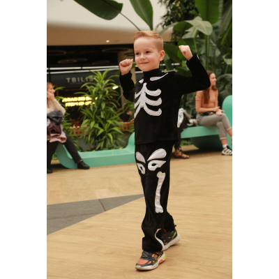 Карнавальний костюм Скелет хлопчик/дівчинка