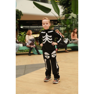 Карнавальний костюм Скелет хлопчик/дівчинка