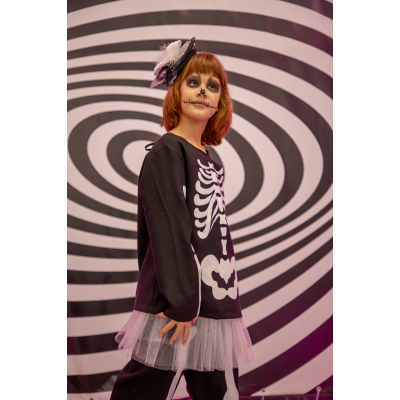 Карнавальний костюм Скелет хлопчик/дівчинка