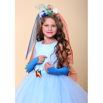 Карнавальний костюм для дівчинки Поні Веселка Деш