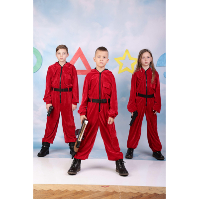 Карнавальний костюм Гра в кальмара/Паперовий будинок