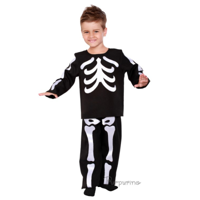 Карнавальний костюм Скелет хлопчик/дівчинка