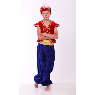 Карнавальний костюм для хлопчика Аладдін, східний принц, джин