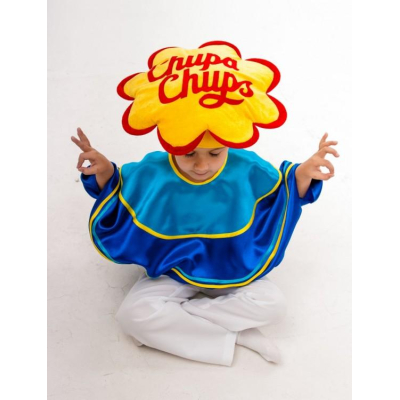 Карнавальний костюм Цукерка Чупа Чупс (синій) №5