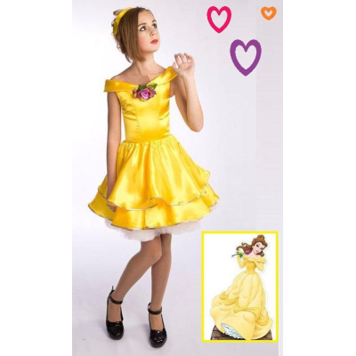 Карнавальний костюм для дівчинки Принцеса Бель ( \"Красуня і Чудовисько\")