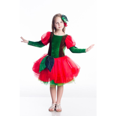 Карнавальный костюм для девочки Вишня - Вишенка Ягодка