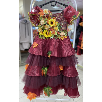 Carnival costume Autumn Bordeaux 1