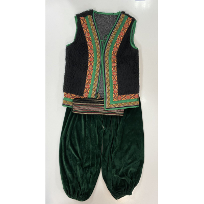 Костюм Колядник  Гуцул Богдан зелений українець Козак