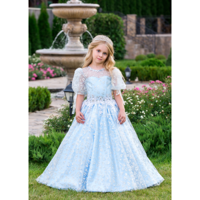 Святкове бальне плаття для дівчинки 11747 Снігова королева