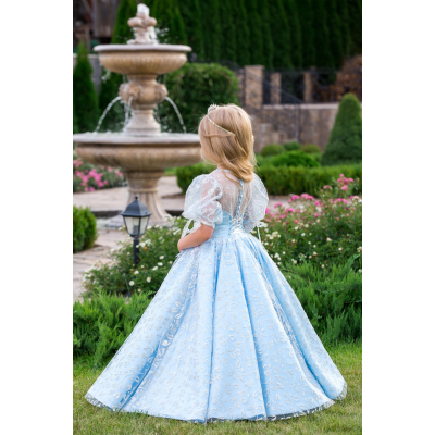 Святкове бальне плаття для дівчинки 11747 Снігова королева