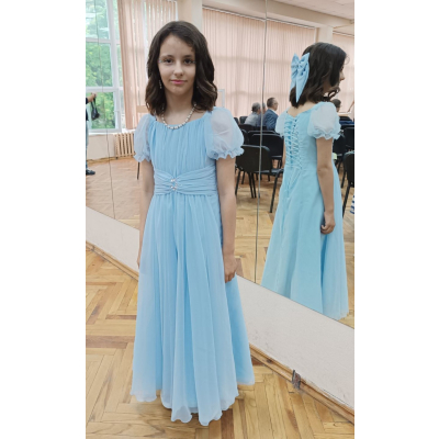 Сукня Ірина блакитна