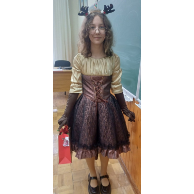 Сукня Шоколадка корсет