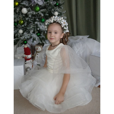 Сукня Блиск Крила Сніжинка айворі