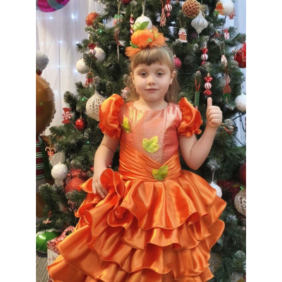 Карнавальний костюм Мандаринка Стиль для дівчинки