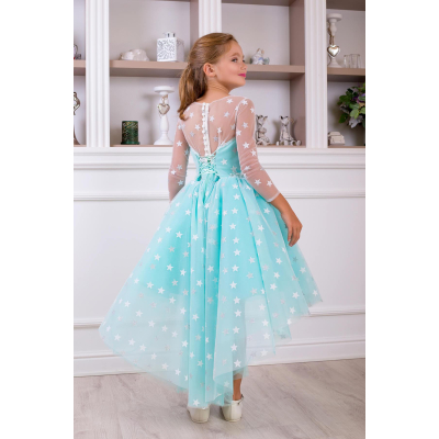 Елегантне плаття для дівчинки 10764 м'ятний