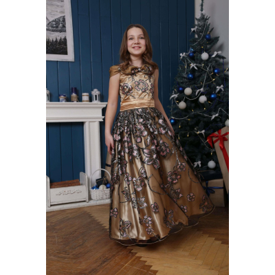 Елегантне плаття Shine gold