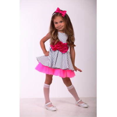 Ошатне плаття для дівчинки Стиляги 9710 малинове