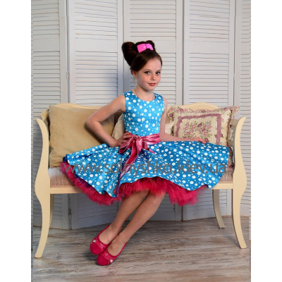 Ошатне плаття для дівчинки Стиляги - 005