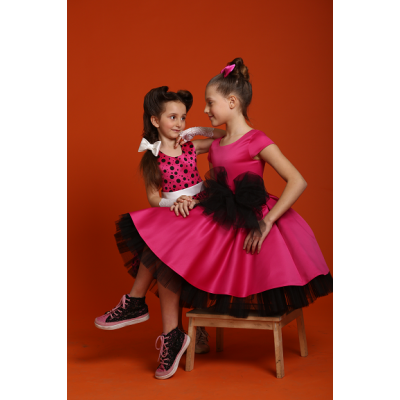 Ошатне плаття для дівчинки стиляги BIG BAND