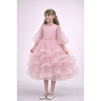 Сукня Барбі пудра 8703