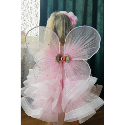 Сукня Метелик Барбі міні рожева