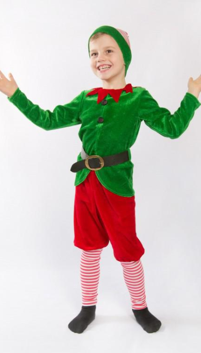 Карнавальний костюм для хлопчика Різдвяний Ельф Гном №5