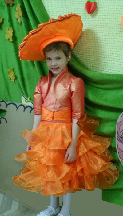 Карнавальний костюм Гриб Лисичка