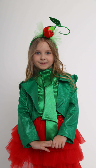 Карнавальний костюм Вишня, Вишенька, ягідка