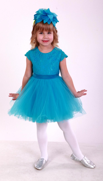 Карнавальний костюм для дівчат квітка Незабудка