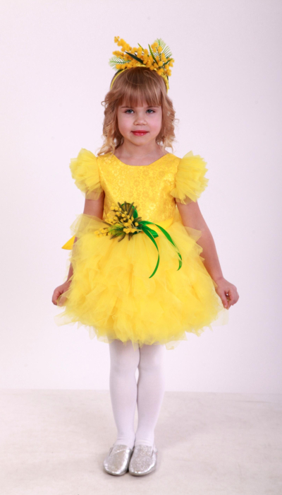 Карнавальный костюм для девочки Мимоза Весна