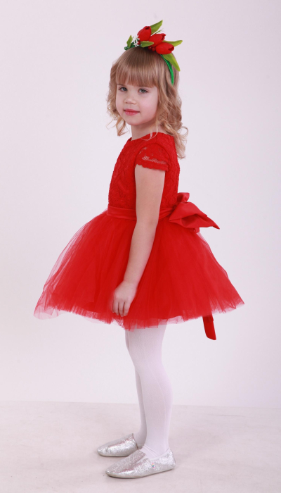 Карнавальный костюм для девочки Цветочек Тюльпан