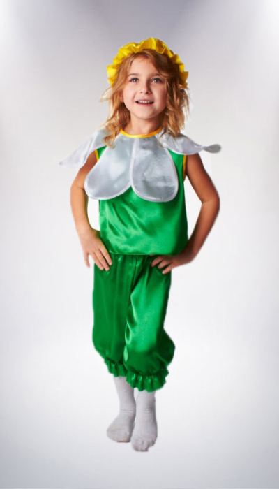 Carnival costume flower - chamomile # 5 tm Sashka