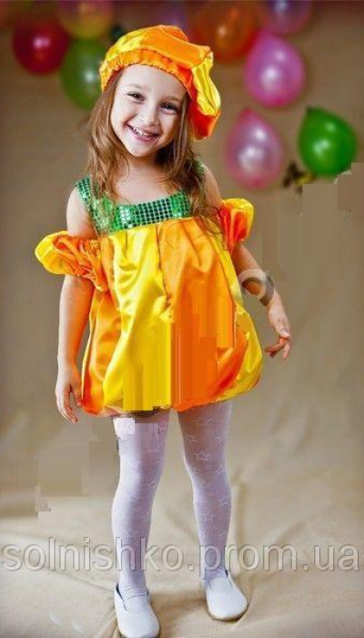 Карнавальний костюм Гарбуз для дівчинки №4