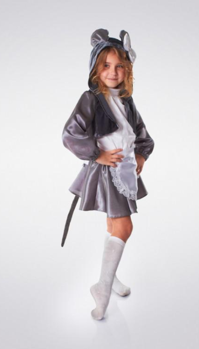 Карнавальний костюм для дівчинки Мишка №5