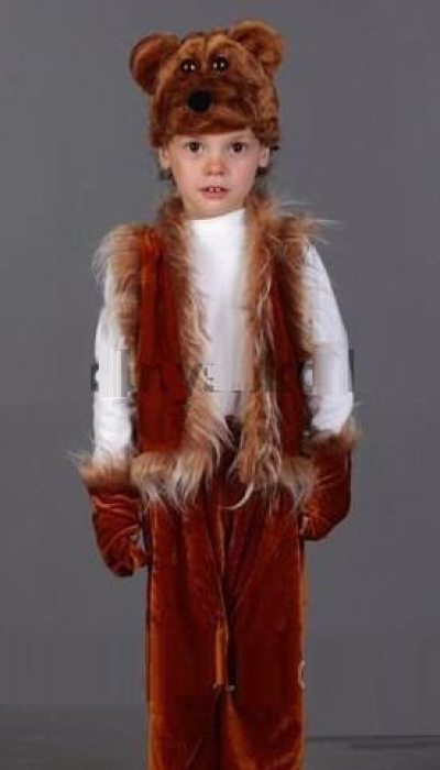 Карнавальний костюм Ведмідь коричневий №2