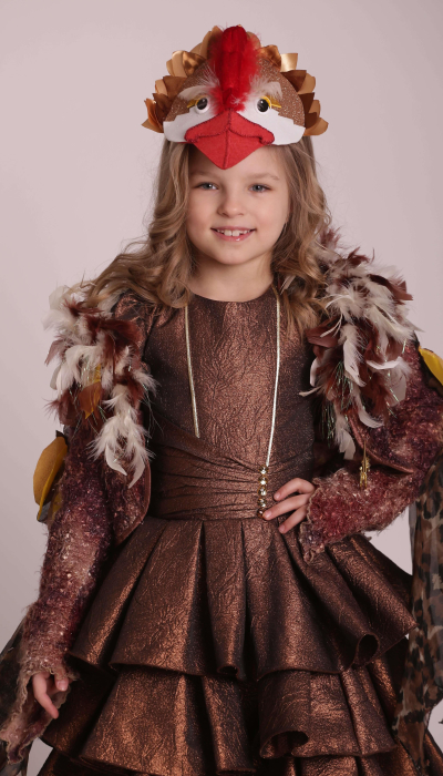 Carnival costume chicken quail