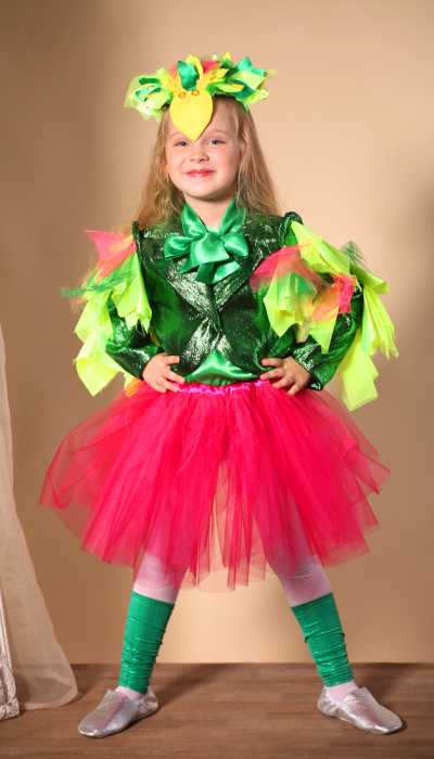 Карнавальный костюм для девочки Веселый Попугай