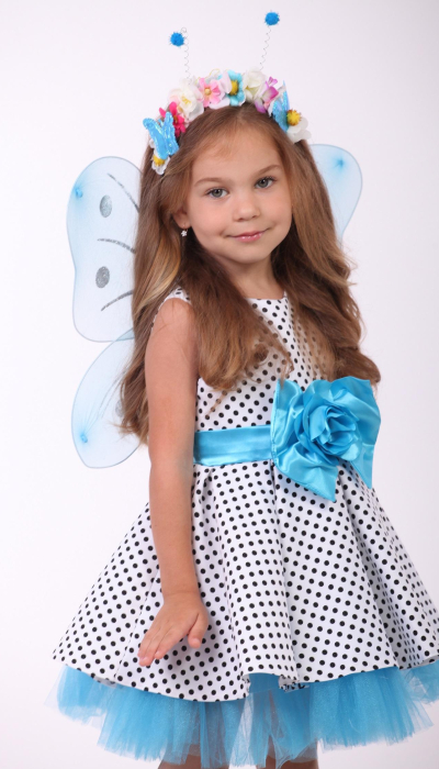  Карнавальный костюм для девочки Бабочка Фея нежность