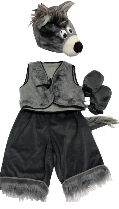 Carnival costume for a boy Wolf No. 8