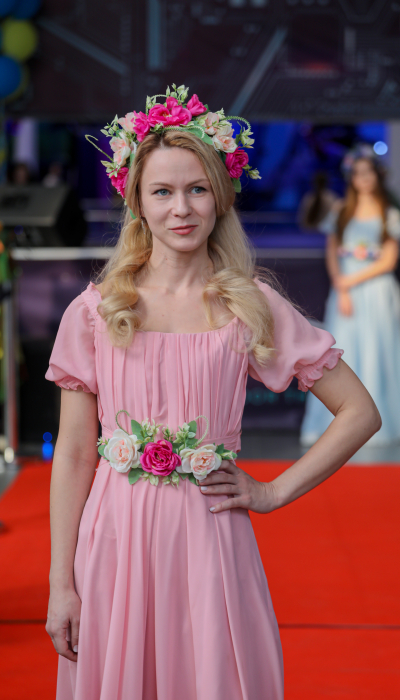 Карнавальний костюм Весна темна пудра від Sonechko квітка