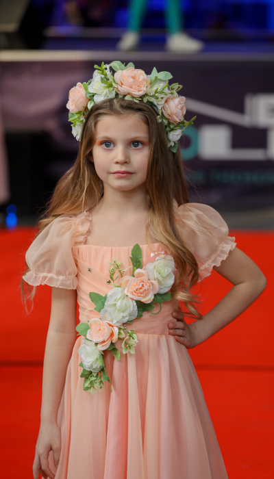 Карнавальний костюм Весна персикова від Sonechko квітка