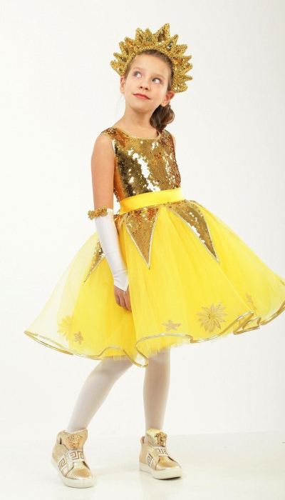 Carnival costume for a girl Sun - Sun