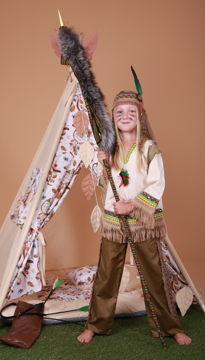 Карнавальний костюм Індіанець Індіанка SONECHKO # 1